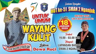 WAYANG KULIT KI R M AKBAR SYAHALAM S.SN // LAKON DEWA RUCI // BT CAK YUDHO BAKIAK CS