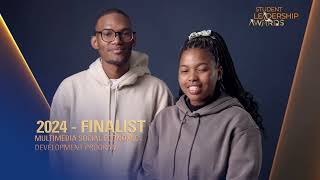 SLA(Student Leadership Awards) ~ Meet 2024 Finalist ~ Multimedia Social Economic Development Program