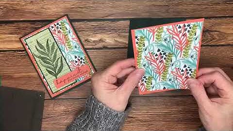 Beautiful Card Made With The Artfully Composed Suite From Stampin