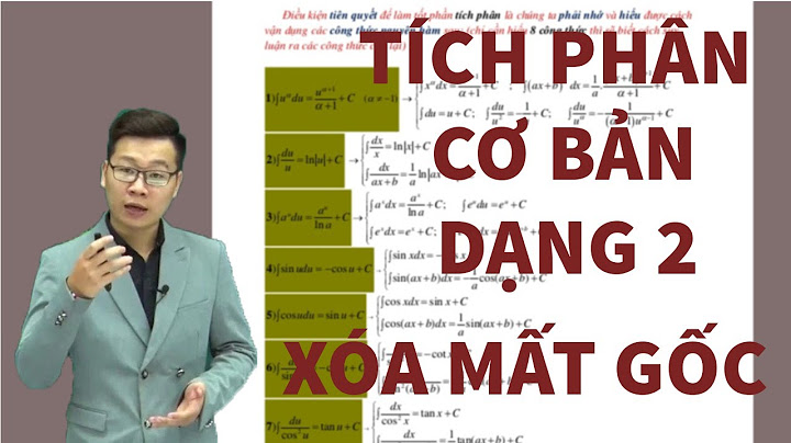 Hướng dẫn giải tích phân hàm ẩn