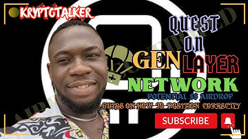 Genlayer Quest | Ends in 24 Hours | Complete Quest Immediately