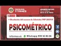 Psicométrico EXAMEN PNP 2019 II