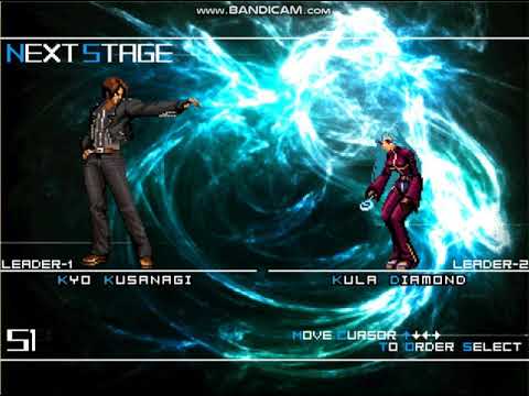 KOF Mugen Kyo Kusanagi Vs Kula Diamond
