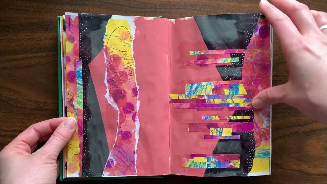 Art Journal Flip Through Days 1 10 of