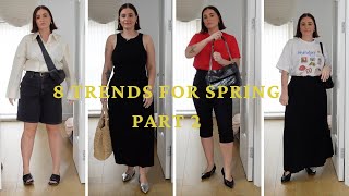 8 spring summer trends for 2024 (part 2) curvy girl styling tips  midsize UK size 12/14