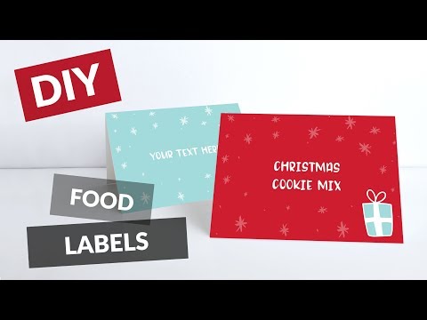 DIY Food Labels