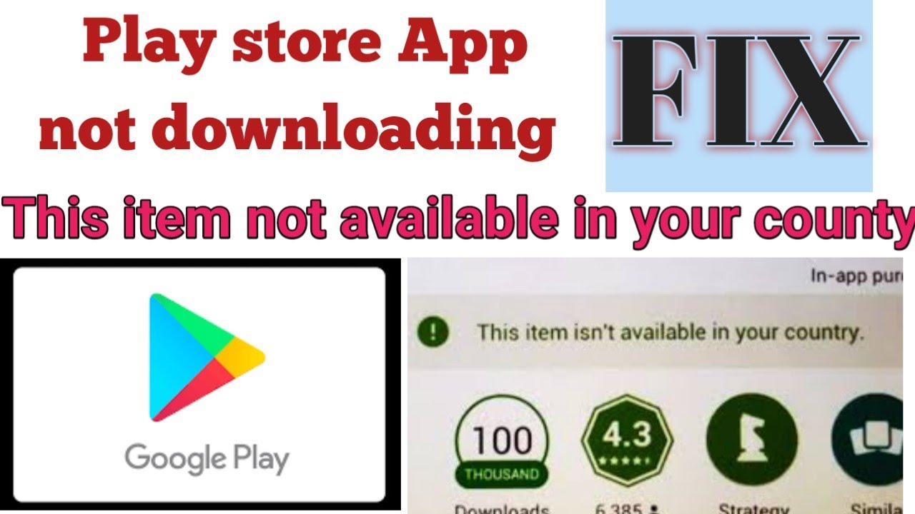 Play store app download nhi ho raha|This app not available in your