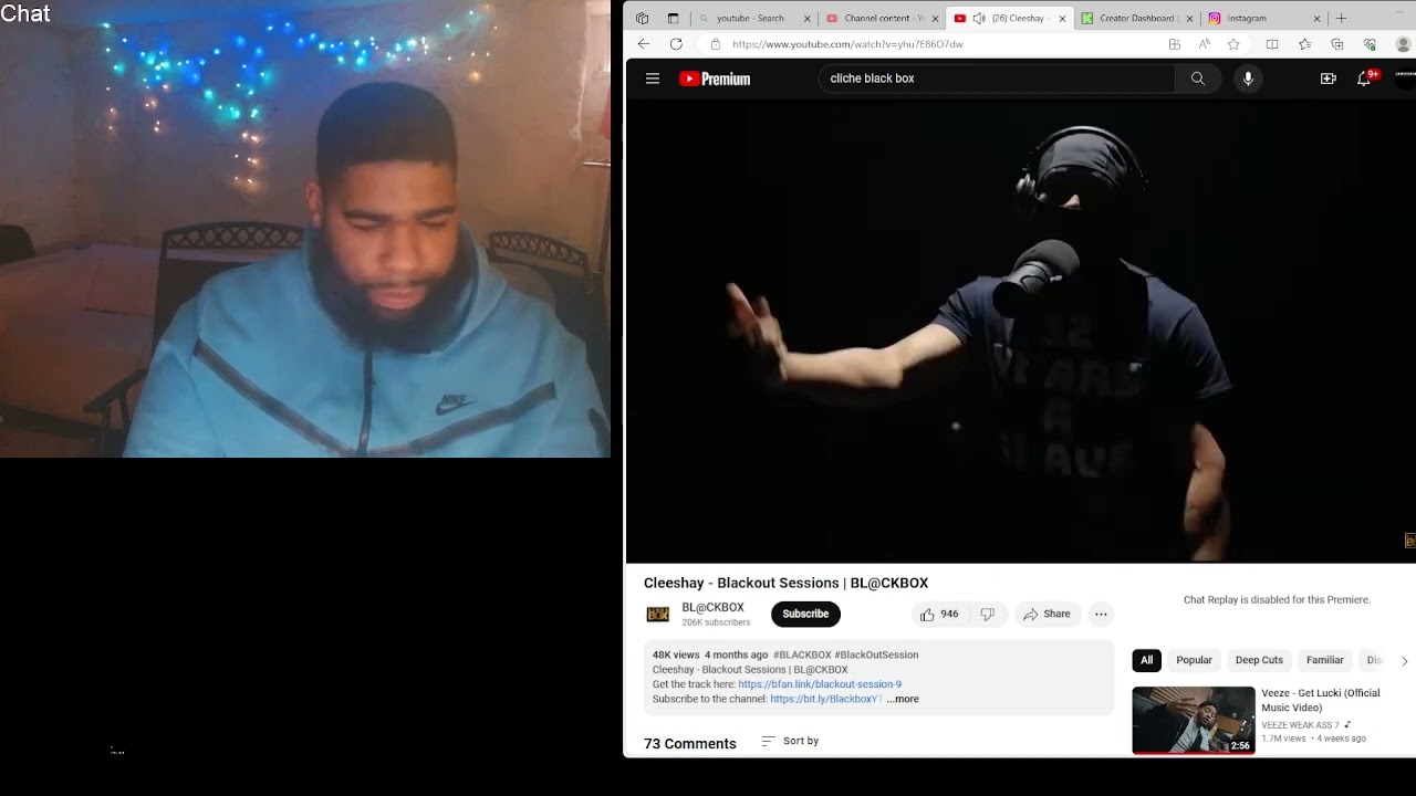 Cleeshay- Blackout session | Bl@ckbox| Reaction