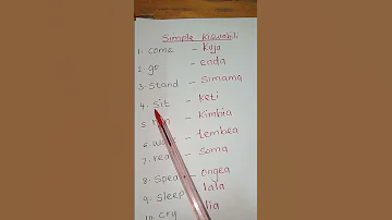 Learn Kiswahili For Beginners 