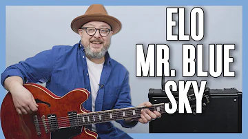 Electric Light Orchestra Mr. Blue Sky Guitar Lesson + Tutorial