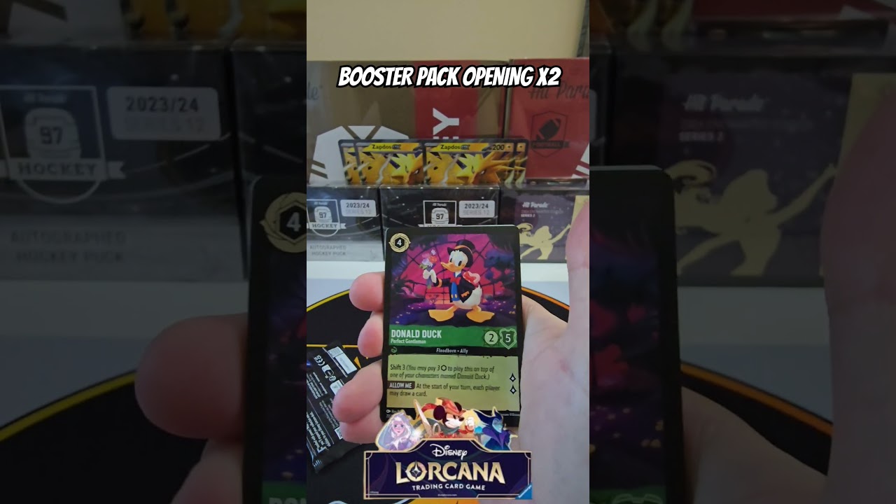 Opening Booster Packs of Ursula's Revenge Lorcana Packs