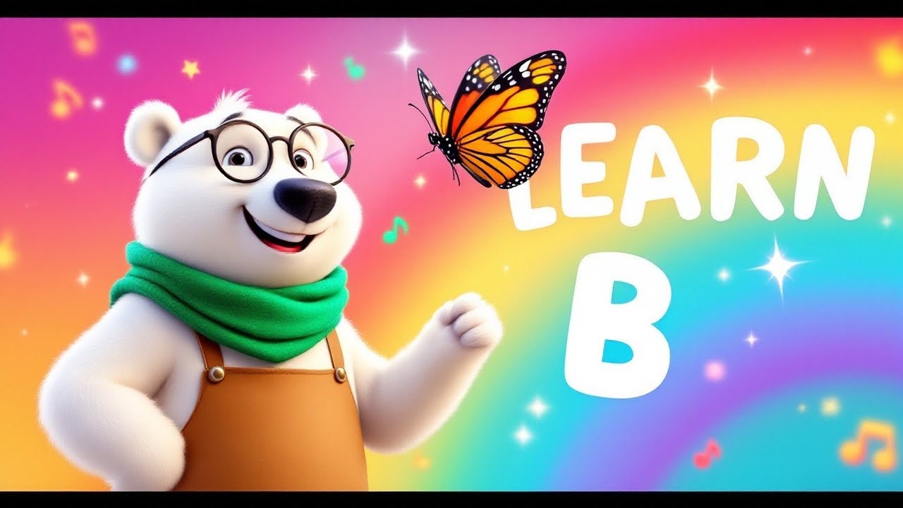 The Amazing Letter B Song for Kids # Fun Alphabet Learning#chintutv # ...
