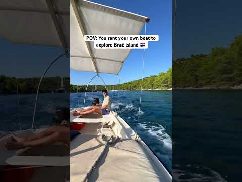Renting your own boat in Croatia - BraΔ island ππ·