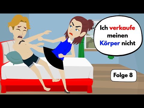 Deutsch lernen | Sarah ist aus Marks Haus geflohen🏃🏻♀️Wortschatz und wichtige Verben