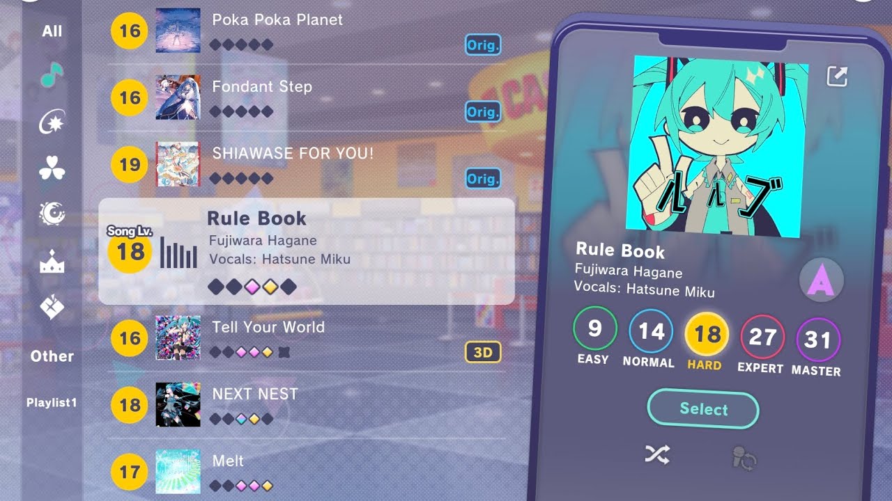 Rule Book (Hard) FULL COMBO [Hatsune Miku: Colorful Stage!] - YouTube