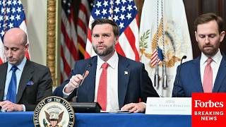 JUST IN: JD Vance Leads Roundtable About Congressional Anti-Fraud Efforts