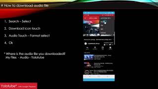 yolotube how to the audio file download screenshot 1