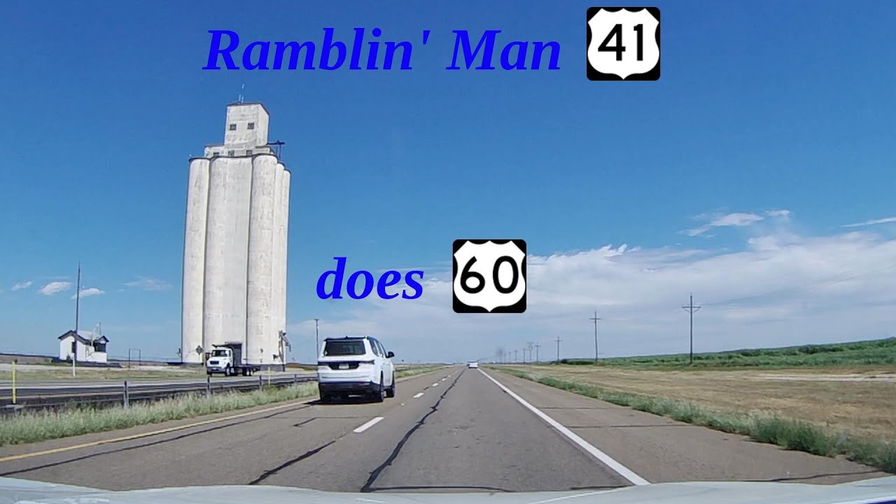 US Highway 60 in Texas - V6 - Amarillo to Panhandle - YouTube