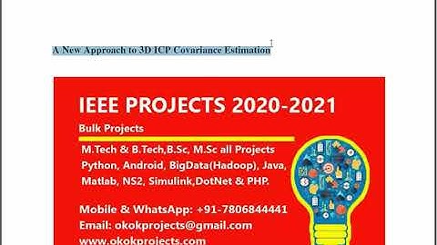 A New Approach to 3D ICP Covariance Estimation