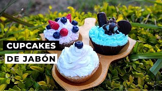 Como hacer un jabón de glicerina en forma de cupcake | Recreando postres en jabón