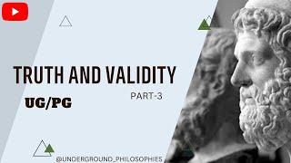 Truth and Validity|| UG & PG || UGC||#jnu #delhiuniversity #philosophy #prashantkumar