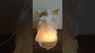 Ani-mates 1988 Lighted Animated Angel ChristmasTree Topper in Action