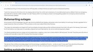 NBN - "Electric Vehicles keeping homes online through emergencies"