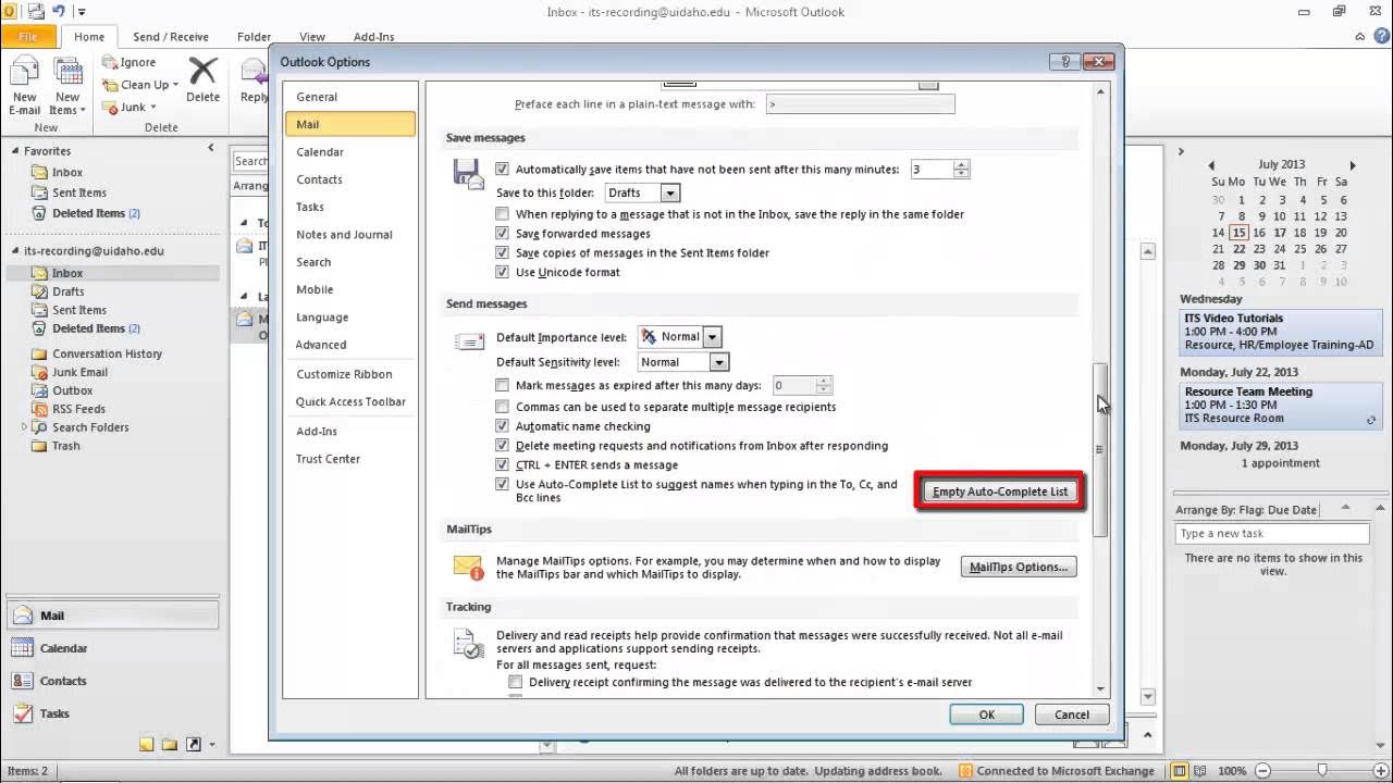 Outlook Fixing in Outlook YouTube