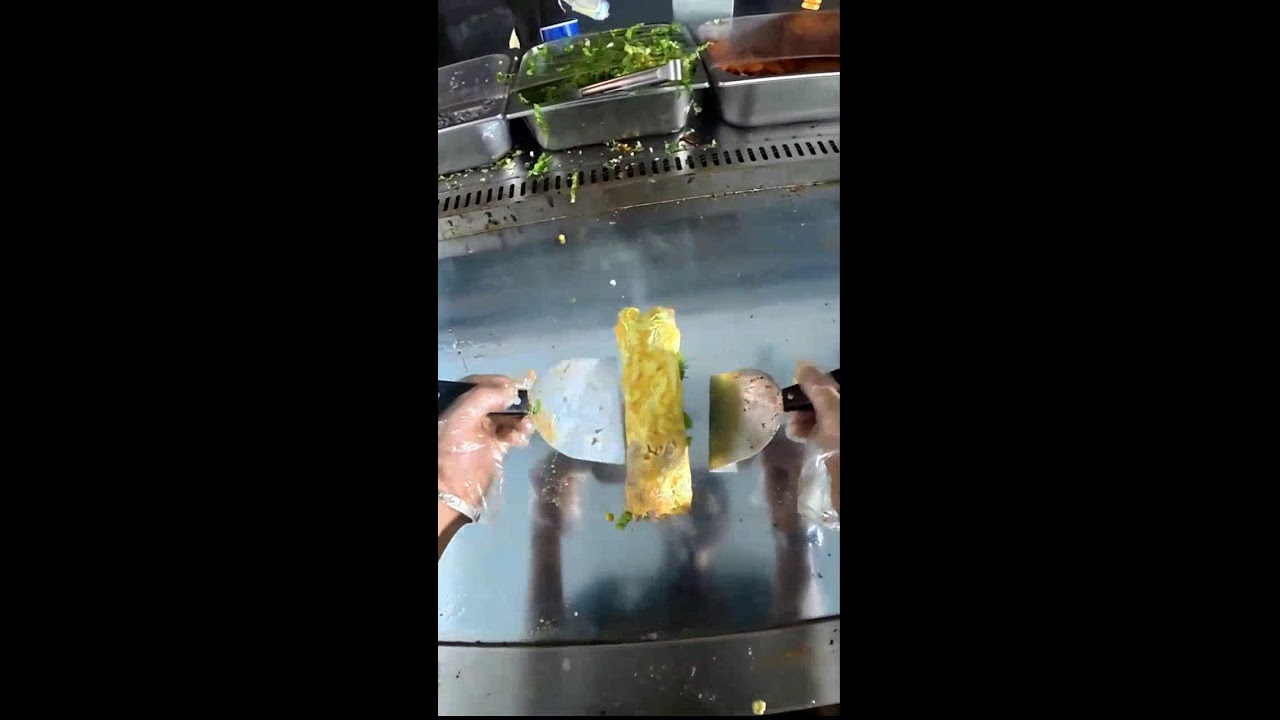 Street Snack Livestream | Kao Leng Mian Prep & Flip | Natural Sound