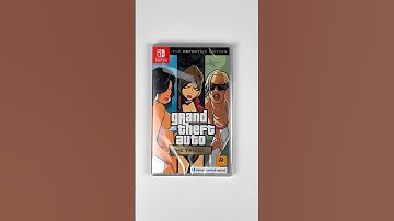 GTA Trilogy Definitive Edition - Nintendo Switch Unboxing! #asmr