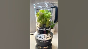 Celery Juice ( Blender Method) is so easy to make! #celery #celeryjuice #juicing