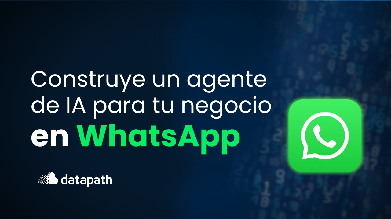 Construye un agente de IA para tu negocio en Whatsapp 2025🤖 - YouTube