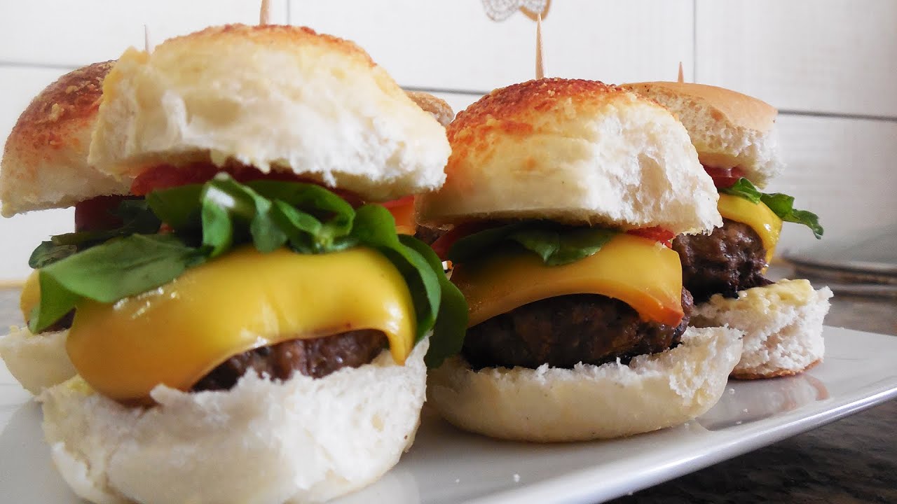 Mini cheeseburgers - ASMR cooking w/soft whispering