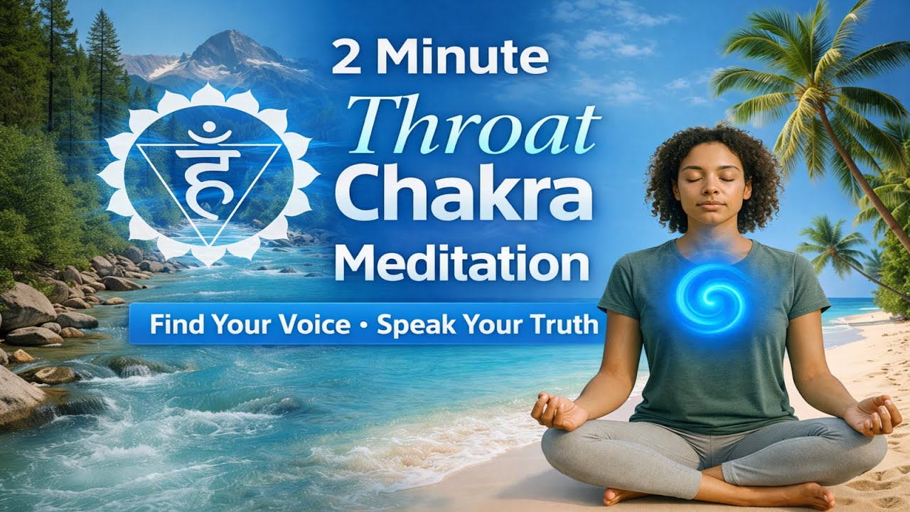 Throat Chakra Meditation | Speak Your Truth & Find Your Voice - YouTube