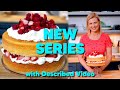 DESCRIBED VIDEO | Berries and Cream Sponge Cake Recipe | ANNA&#39;S OCCASIONS