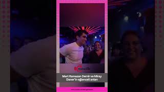 Mert Ramazan Demir ve Miray Daner’in Bize Bir Şey Olmaz setinden eğlenceli anları
