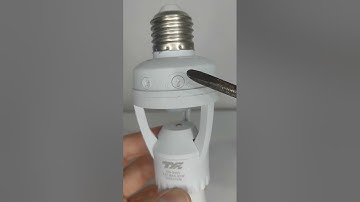 COMO AJUSTA BOCAL PARA LAMPADA COM SENSOR DE PRESENÇA
