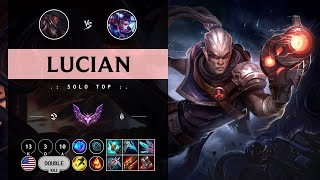 Lucian Top vs Vayne  NA Master Patch 14.9