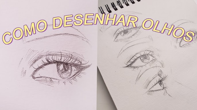 Desenho Online on X: Confira em  e aprenda passo a  passo como desenhar chibi! Dessa vez você irá aprender a desenhar olhos:  masculino e feminino na vista frente! E chega de