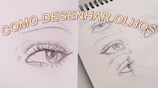 comodesenharolho #olhorealistaa muitas formas de desenhar um olho