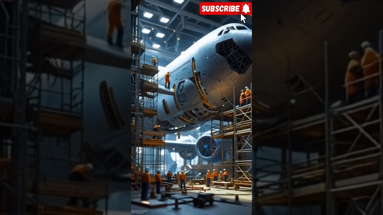 ✈️ Majestic Mini Jumbo Jet Aircraft Assembly! 🛠️