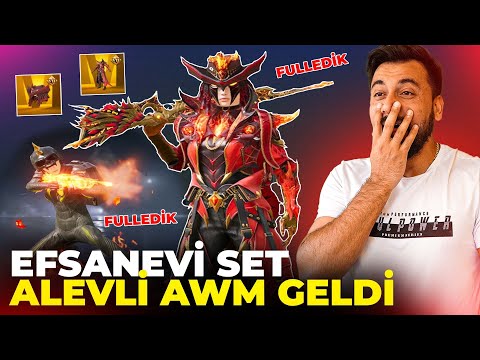 OYUNUN EN İYİ SETİ VE ALEV DALGALI AWM GELDİ 😮 HEPSİNİ ÇIKARDIM FULLEDİM / Pubg Mobile Kasa Açılımı