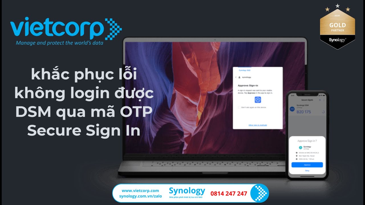 Hướng dẫn khắc phục không login được DSM qua OTP Secure Sign In ...