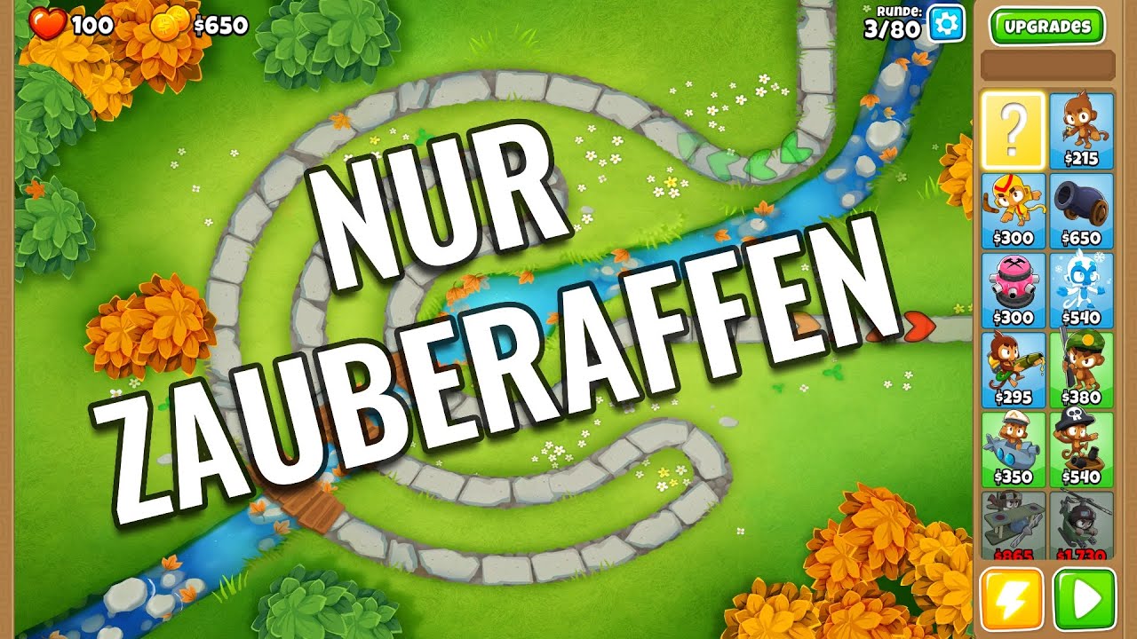 Bloons TD 6 - Schwefelquellen - Nur Zauberaffen - Lösung/Strategie (BTD6)