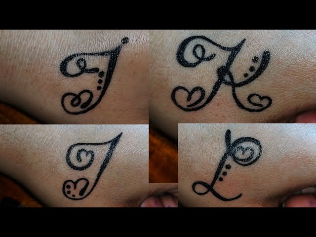 Ordershock K Name Letter Alphabet Tattoo Stickers For Male And Female Tattoo  Body Art - Price in India, Buy Ordershock K Name Letter Alphabet Tattoo  Stickers For Male And Female Tattoo Body