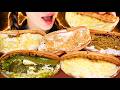 SUB)ASMR MUKBANG 최애 와플 찾았다! 🧇 바삭쫀득 카페인중독 신상 떡플부터 말차&middot;두바이 와플까지 💚#와플먹방#카페인중독와플