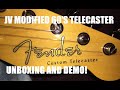 Fender telecaster jv modified 60s  unboxing  demo