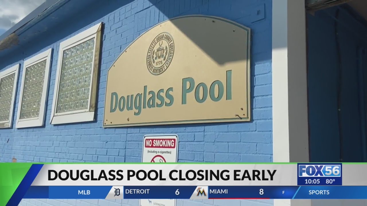 Douglass Park community frustrated the pool is closing early YouTube