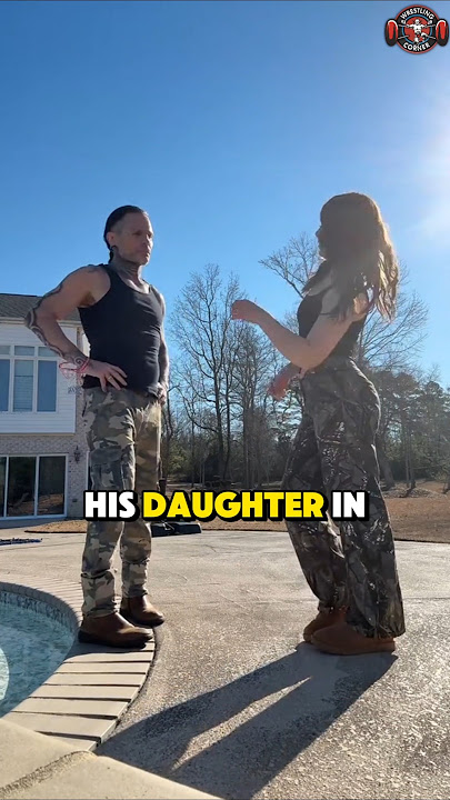 Jeff Hardy dances with his daughter #wwe #wrestler #WWE