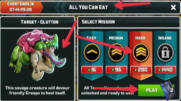 Alien Creeps All You Can Eat Hard Without Any Extra Hero